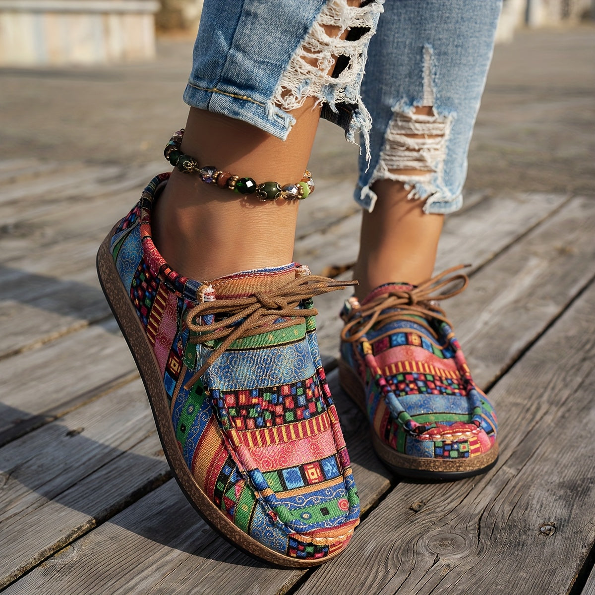 Alexandra - Mocasini Etno Chic pentru Femei 🌺