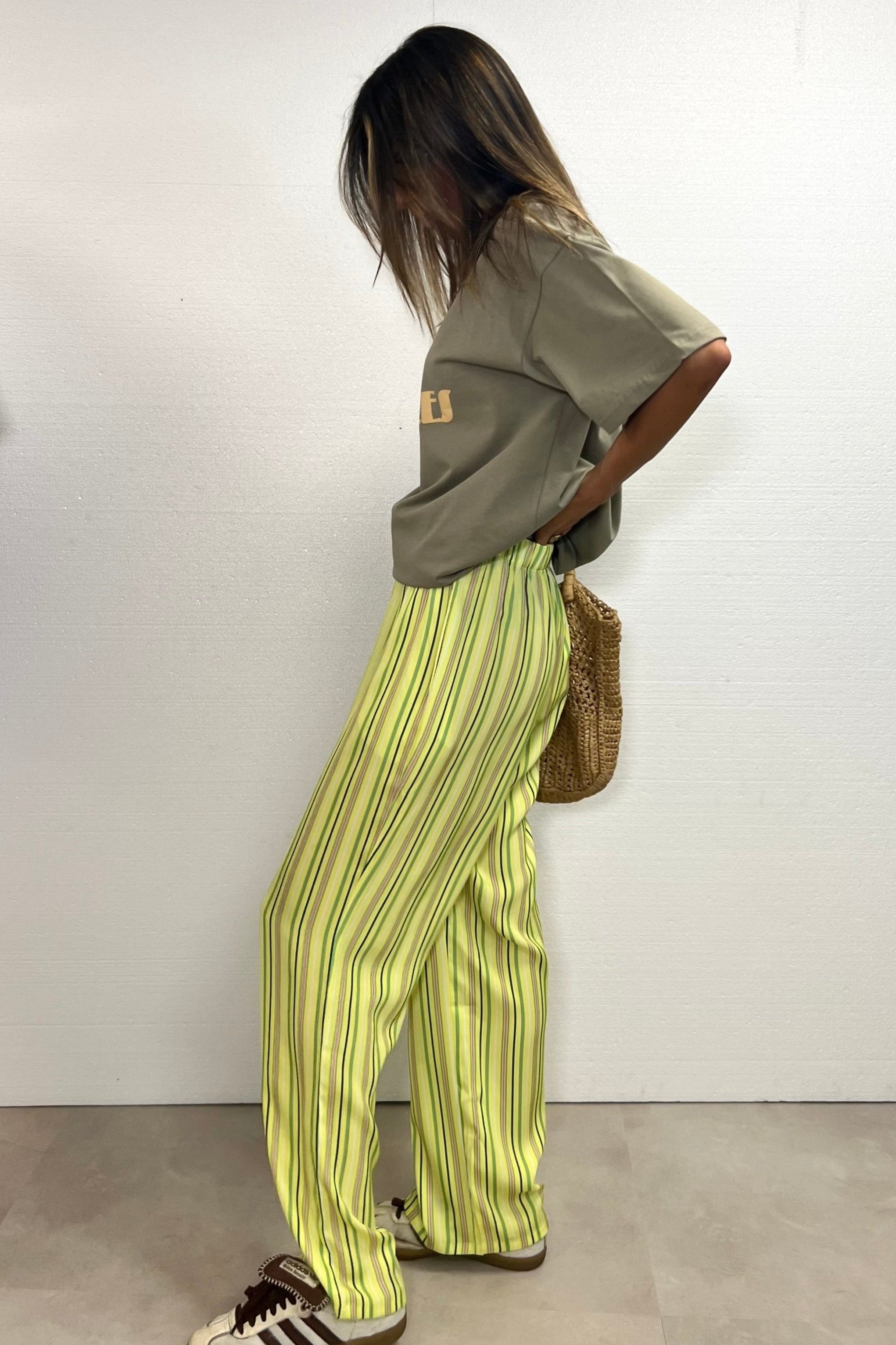Raluca – Pantaloni lungi din satin