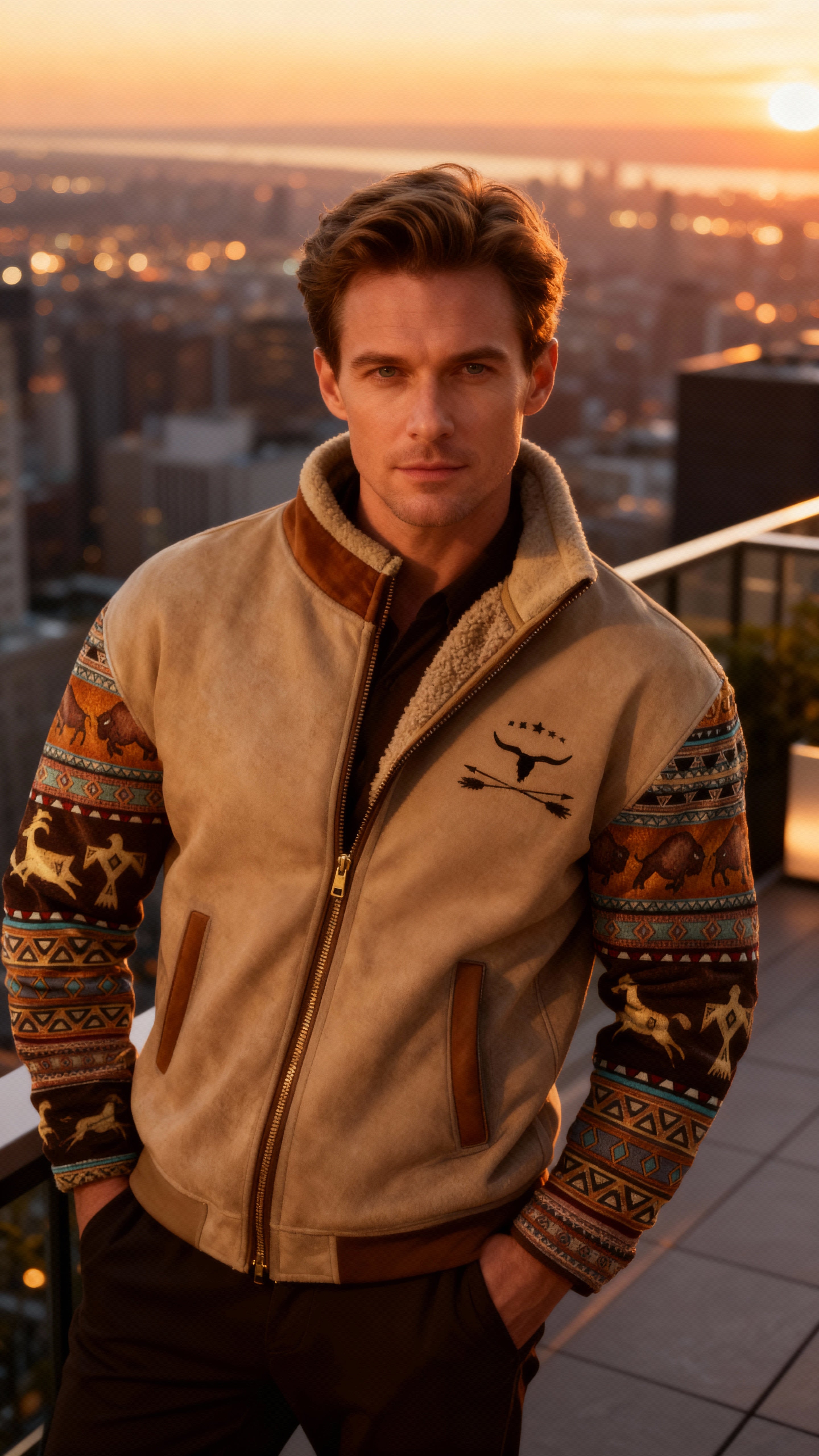 Andrei | Jachetă din fleece stilată cu căptușeală termo