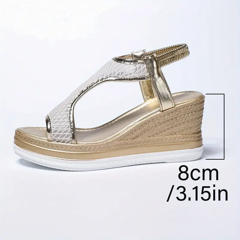 Elena – Sandale ortopedice elegante damă, fără închidere, cu pană