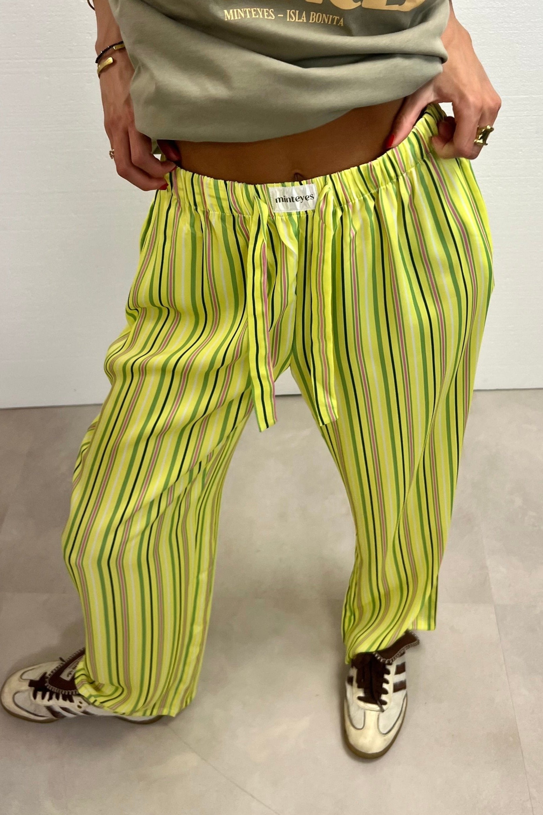 Raluca – Pantaloni lungi din satin