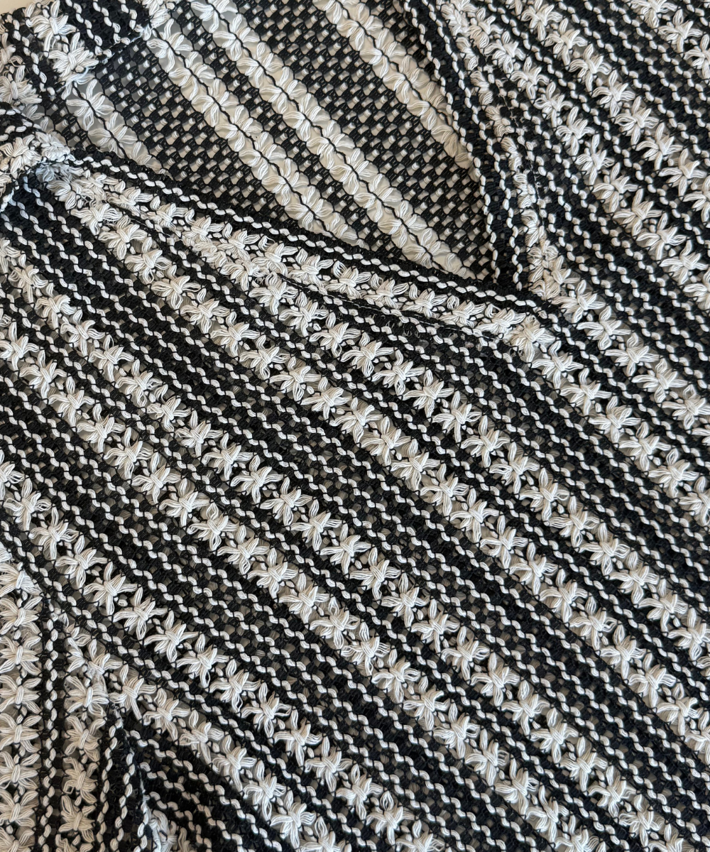 Anca | Top de vară | Negru/Alb | Tall