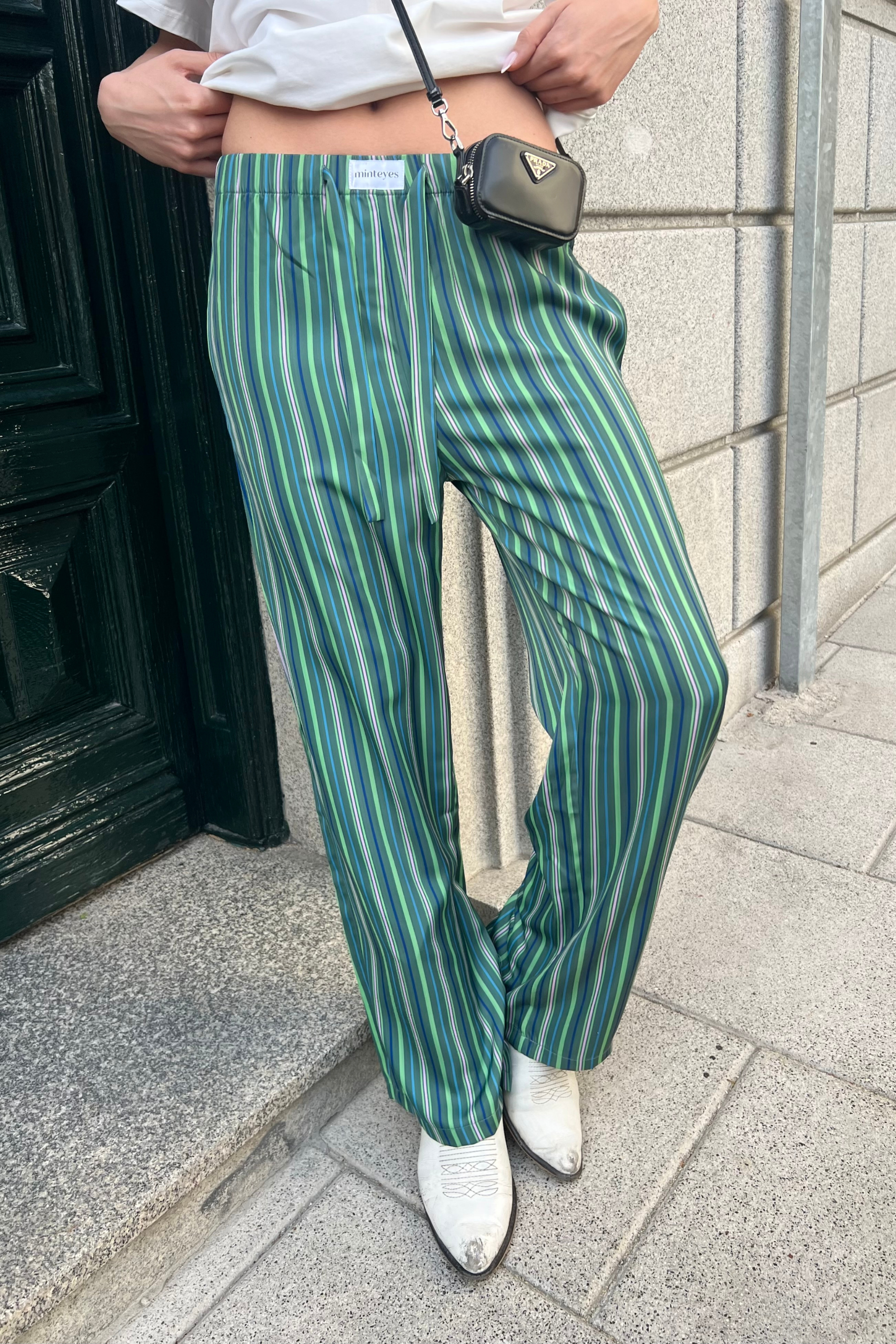 Raluca – Pantaloni lungi din satin