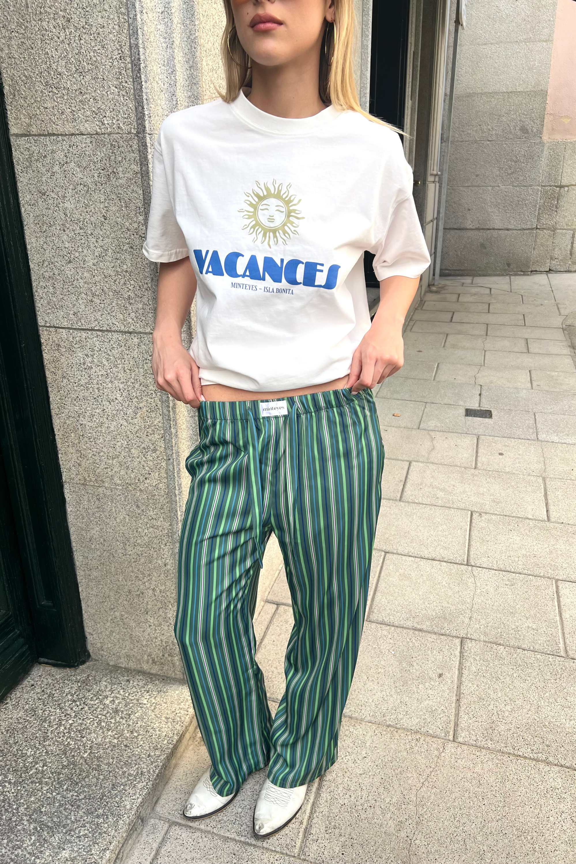 Raluca – Pantaloni lungi din satin
