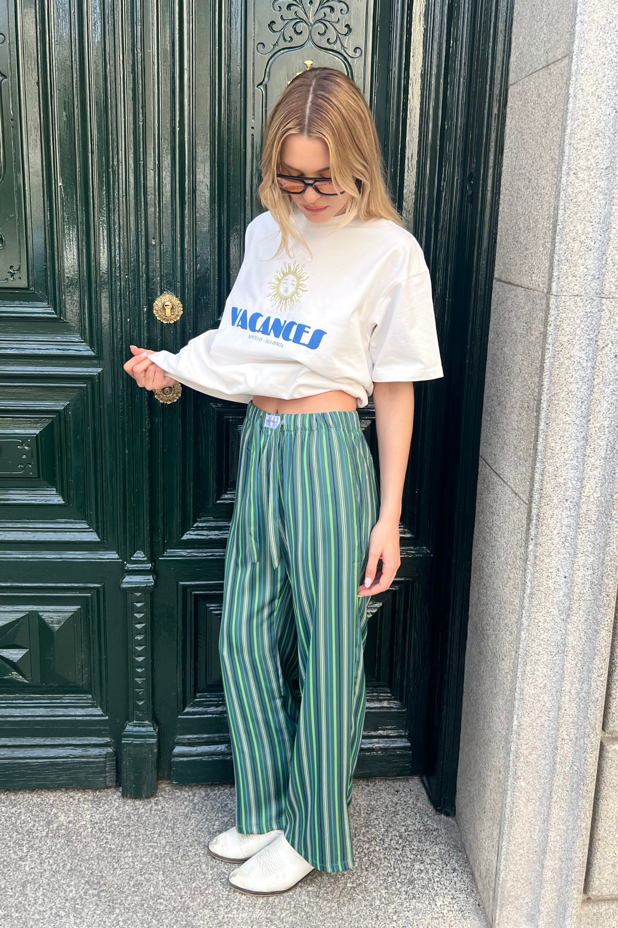 Raluca – Pantaloni lungi din satin