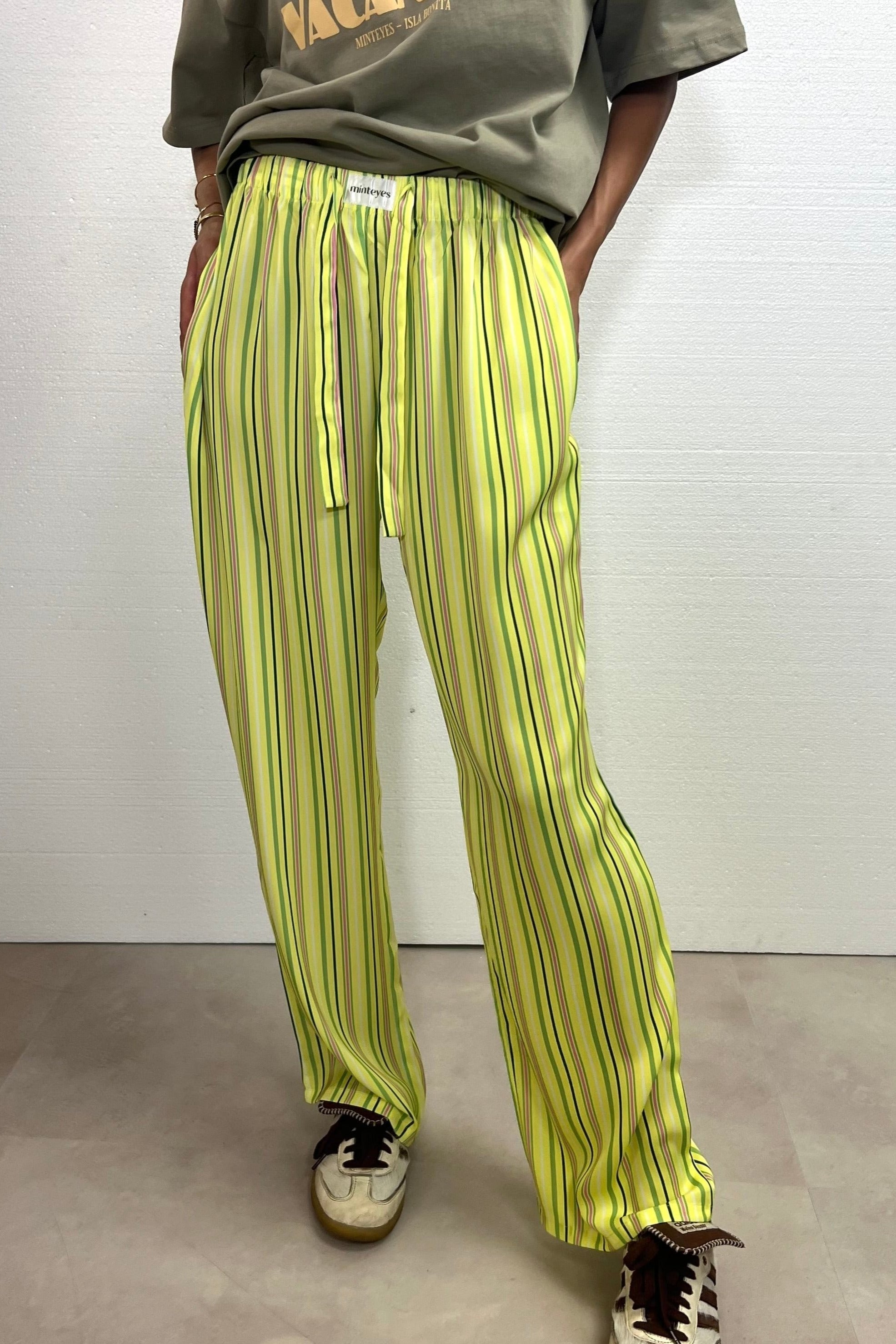 Raluca – Pantaloni lungi din satin