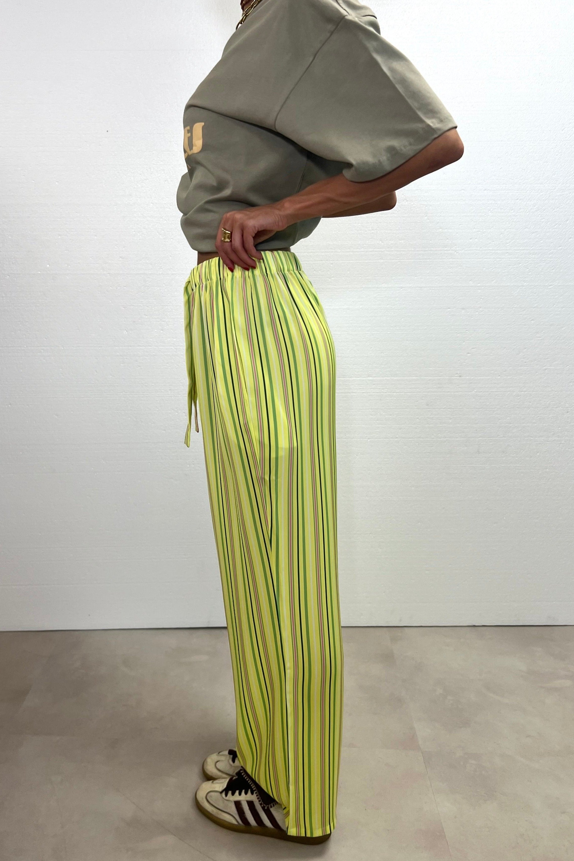 Raluca – Pantaloni lungi din satin