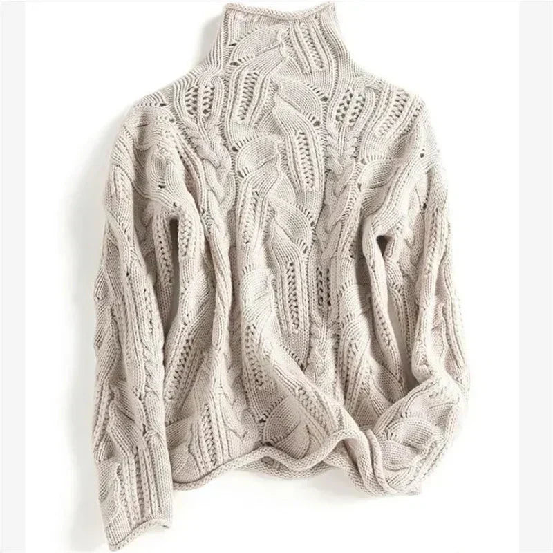 Loredana – Pulover de damă cu croială relaxată din cașmir – Confort atemporal