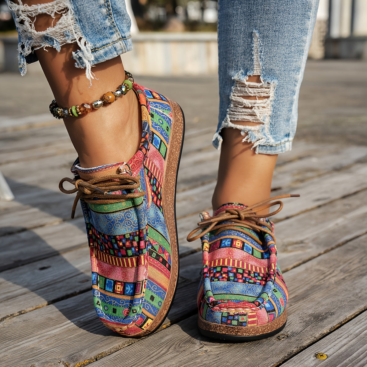 Alexandra - Mocasini Etno Chic pentru Femei 🌺